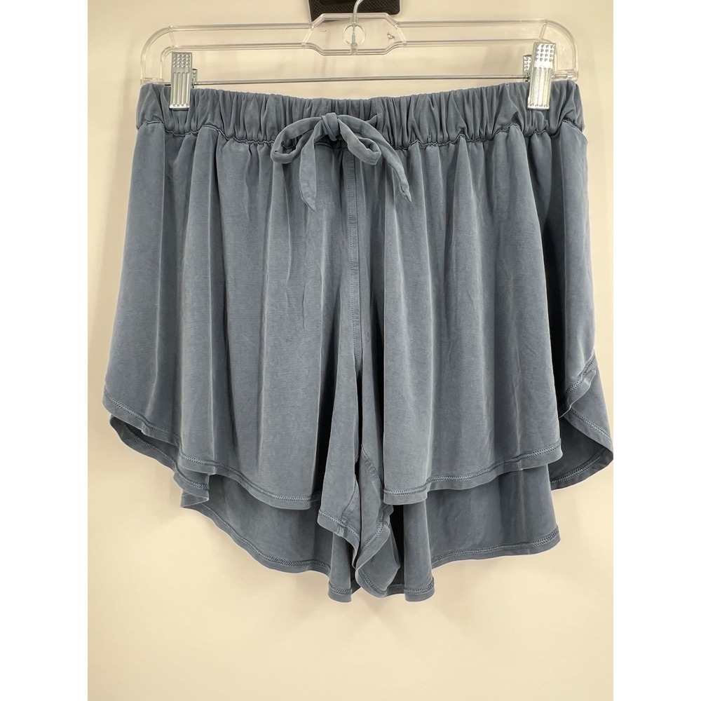Lululemon Flow In Elegance Shorts Yoga Flowy Loose Fit Fabric Code Blue Size 6